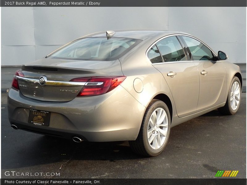 Pepperdust Metallic / Ebony 2017 Buick Regal AWD