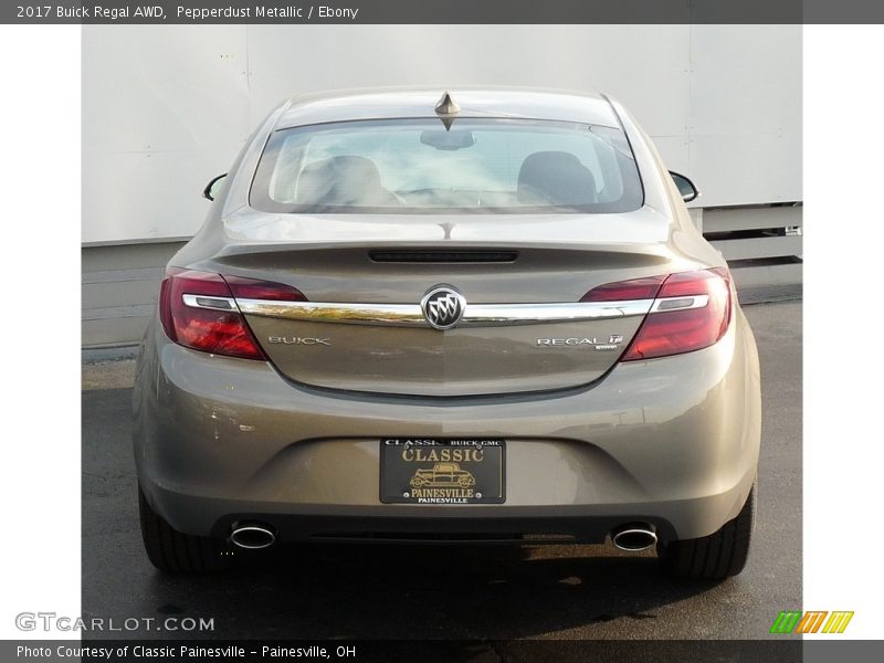 Pepperdust Metallic / Ebony 2017 Buick Regal AWD