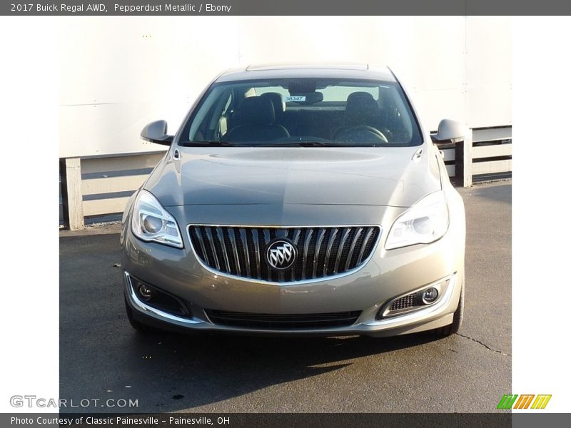 Pepperdust Metallic / Ebony 2017 Buick Regal AWD