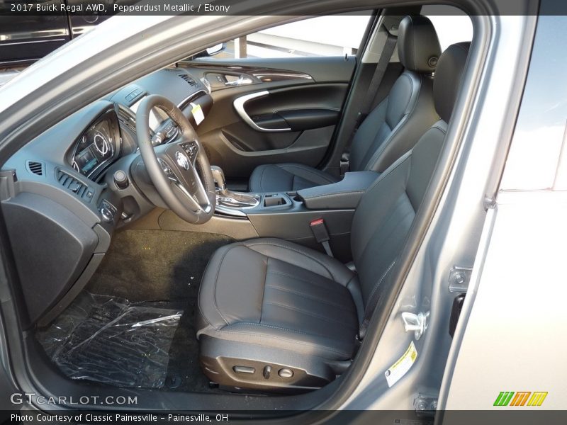 Pepperdust Metallic / Ebony 2017 Buick Regal AWD