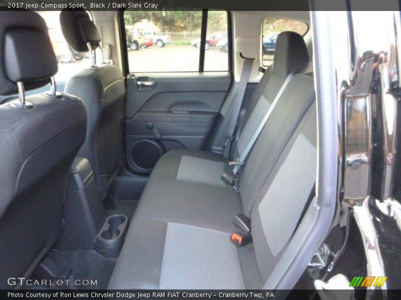 Rear Seat of 2017 Compass Sport