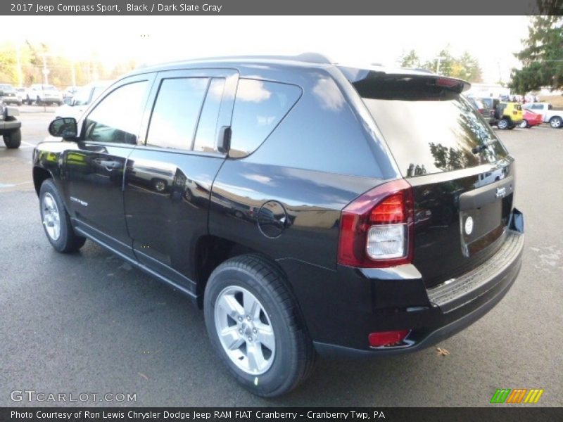 Black / Dark Slate Gray 2017 Jeep Compass Sport