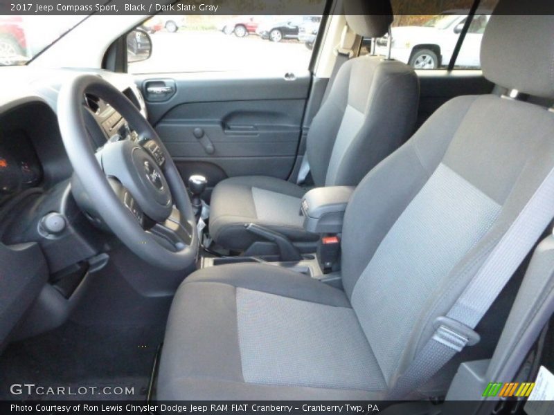  2017 Compass Sport Dark Slate Gray Interior