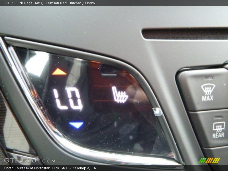 Crimson Red Tintcoat / Ebony 2017 Buick Regal AWD