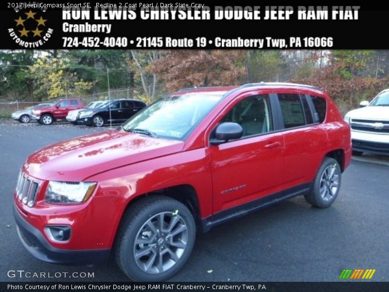Redline 2 Coat Pearl / Dark Slate Gray 2017 Jeep Compass Sport SE