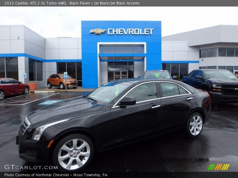 Black Raven / Jet Black/Jet Black Accents 2013 Cadillac ATS 2.0L Turbo AWD