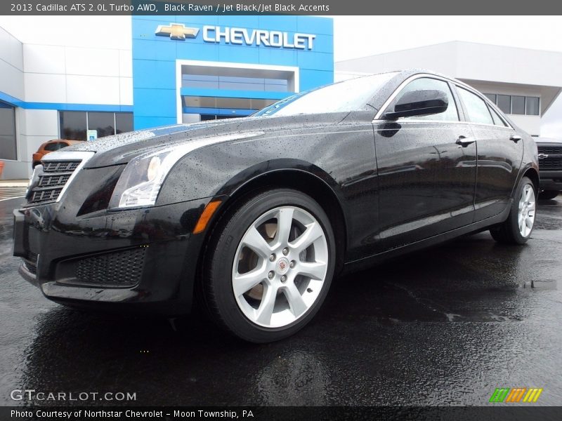 Black Raven / Jet Black/Jet Black Accents 2013 Cadillac ATS 2.0L Turbo AWD