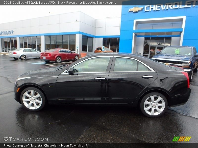 Black Raven / Jet Black/Jet Black Accents 2013 Cadillac ATS 2.0L Turbo AWD