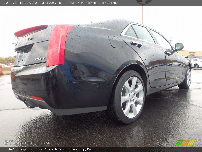Black Raven / Jet Black/Jet Black Accents 2013 Cadillac ATS 2.0L Turbo AWD