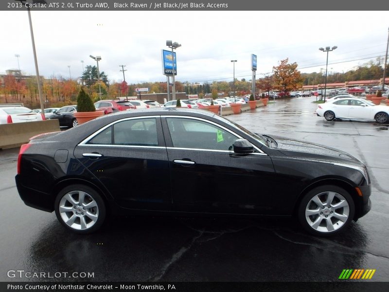 Black Raven / Jet Black/Jet Black Accents 2013 Cadillac ATS 2.0L Turbo AWD