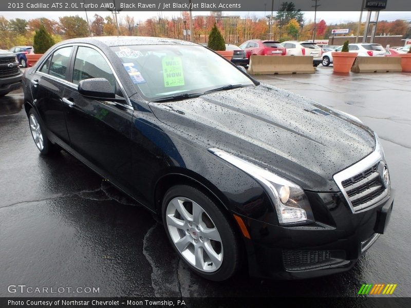 Black Raven / Jet Black/Jet Black Accents 2013 Cadillac ATS 2.0L Turbo AWD