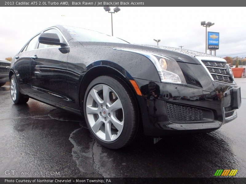 Black Raven / Jet Black/Jet Black Accents 2013 Cadillac ATS 2.0L Turbo AWD