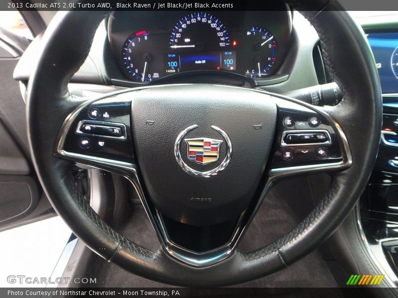 Black Raven / Jet Black/Jet Black Accents 2013 Cadillac ATS 2.0L Turbo AWD