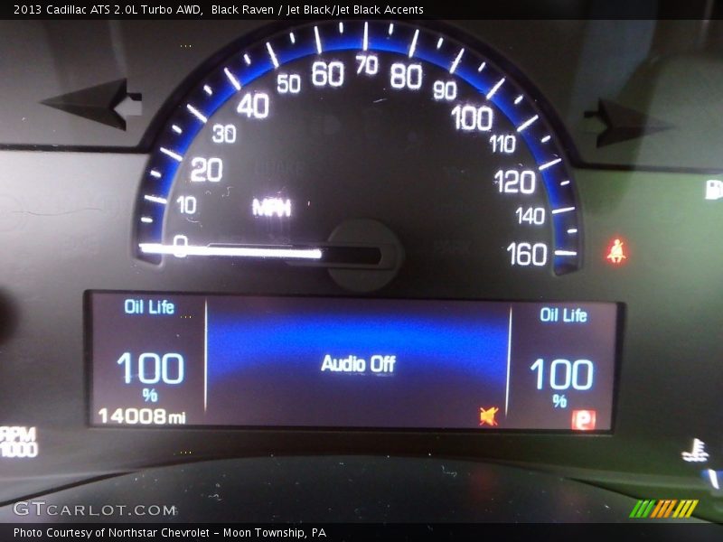 Black Raven / Jet Black/Jet Black Accents 2013 Cadillac ATS 2.0L Turbo AWD