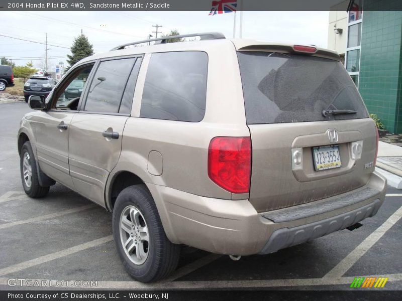 Sandstone Metallic / Saddle 2004 Honda Pilot EX 4WD