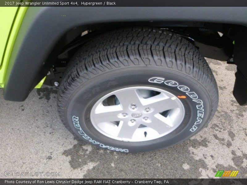 Hypergreen / Black 2017 Jeep Wrangler Unlimited Sport 4x4