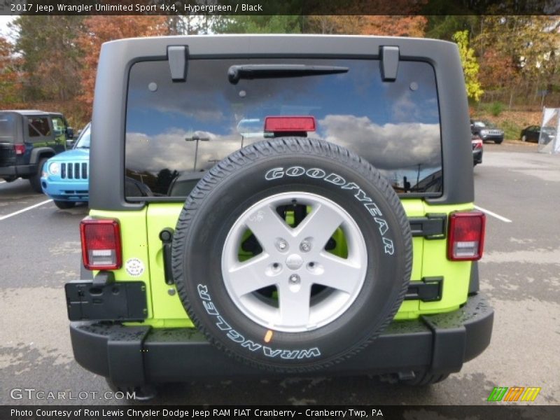 Hypergreen / Black 2017 Jeep Wrangler Unlimited Sport 4x4