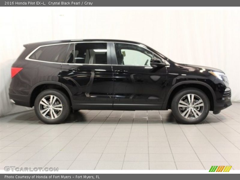 Crystal Black Pearl / Gray 2016 Honda Pilot EX-L