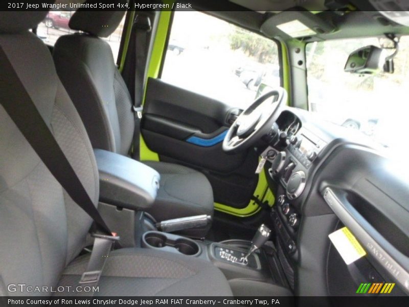 Hypergreen / Black 2017 Jeep Wrangler Unlimited Sport 4x4
