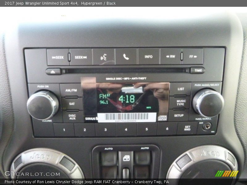 Hypergreen / Black 2017 Jeep Wrangler Unlimited Sport 4x4
