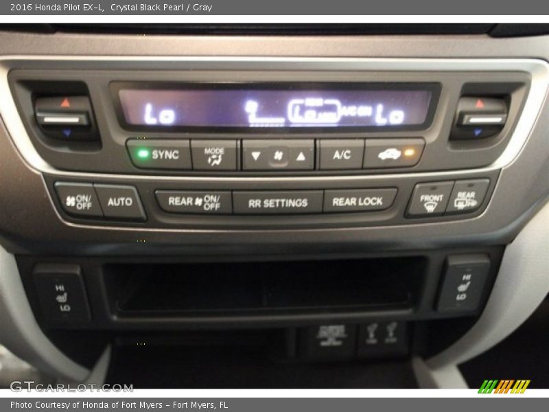 Crystal Black Pearl / Gray 2016 Honda Pilot EX-L