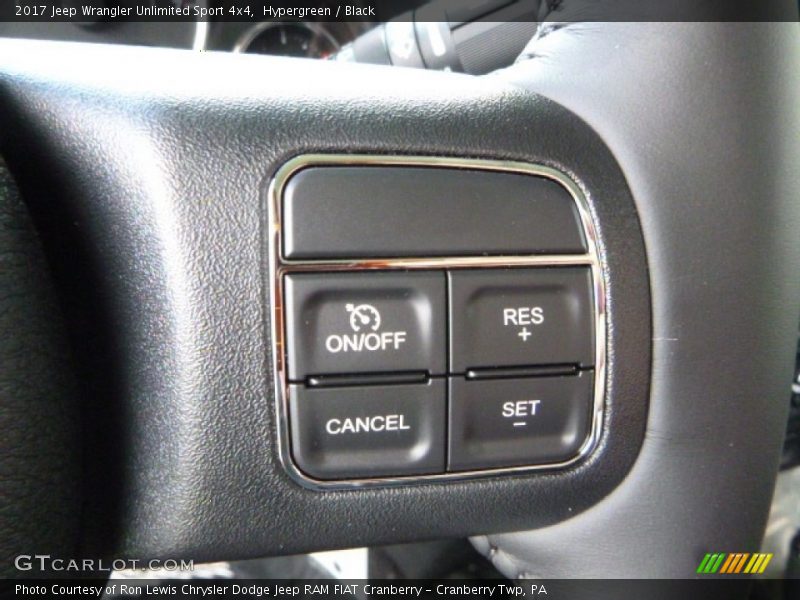 Hypergreen / Black 2017 Jeep Wrangler Unlimited Sport 4x4