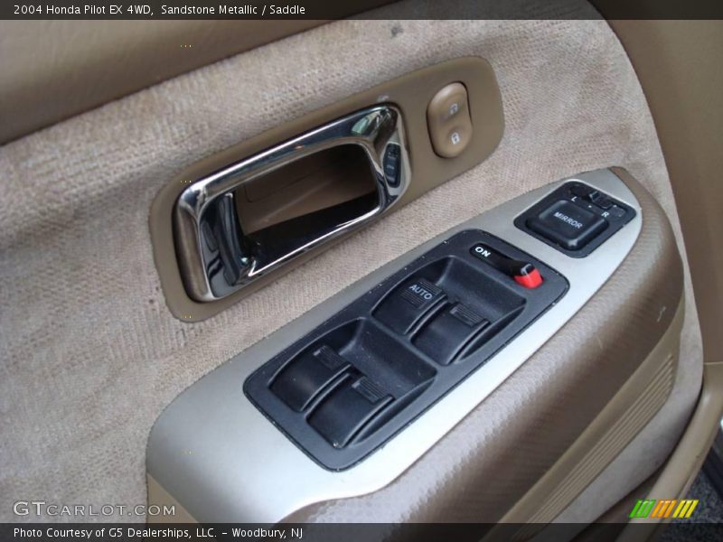 Sandstone Metallic / Saddle 2004 Honda Pilot EX 4WD
