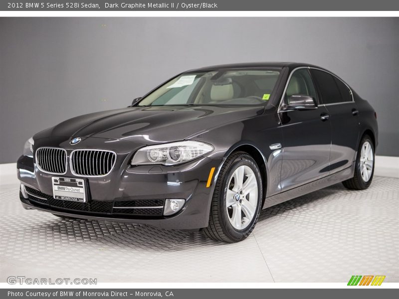 Dark Graphite Metallic II / Oyster/Black 2012 BMW 5 Series 528i Sedan