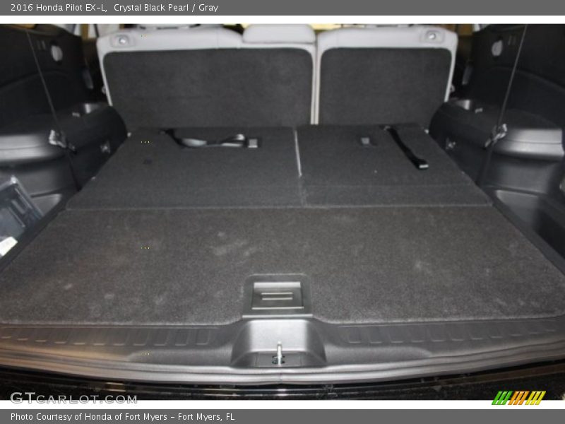 Crystal Black Pearl / Gray 2016 Honda Pilot EX-L