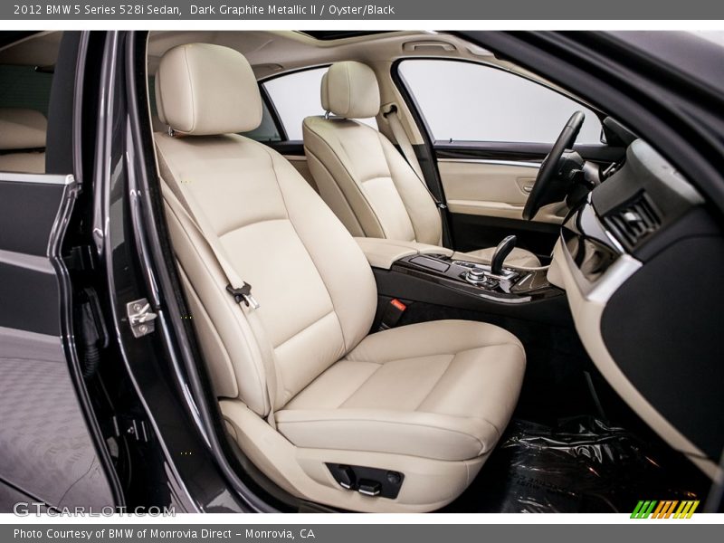 Dark Graphite Metallic II / Oyster/Black 2012 BMW 5 Series 528i Sedan