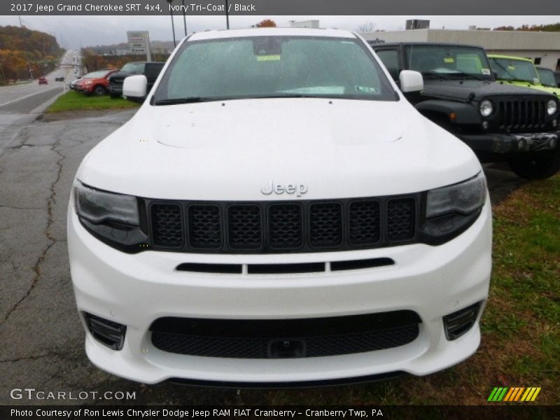 Ivory Tri-Coat / Black 2017 Jeep Grand Cherokee SRT 4x4