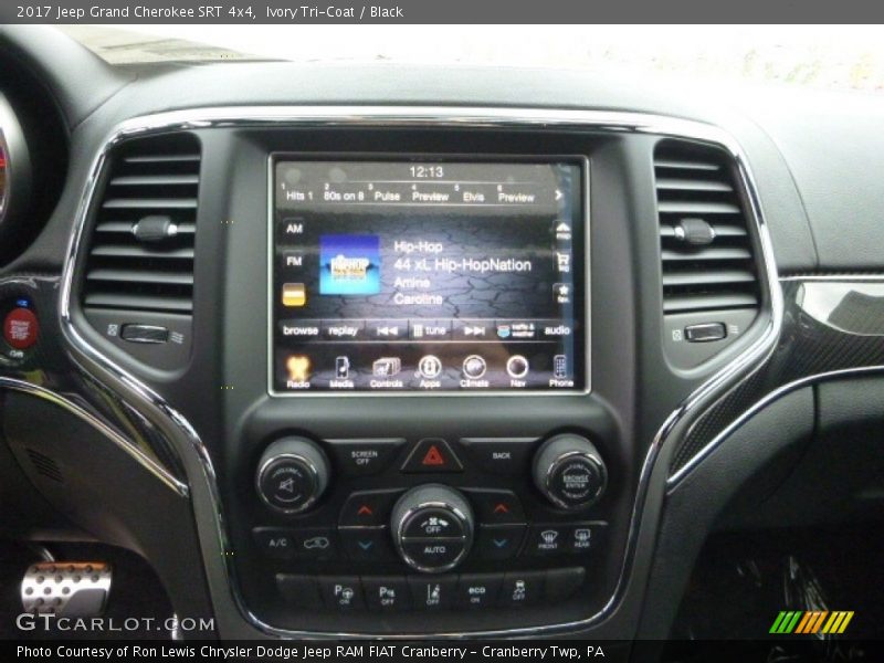 Ivory Tri-Coat / Black 2017 Jeep Grand Cherokee SRT 4x4