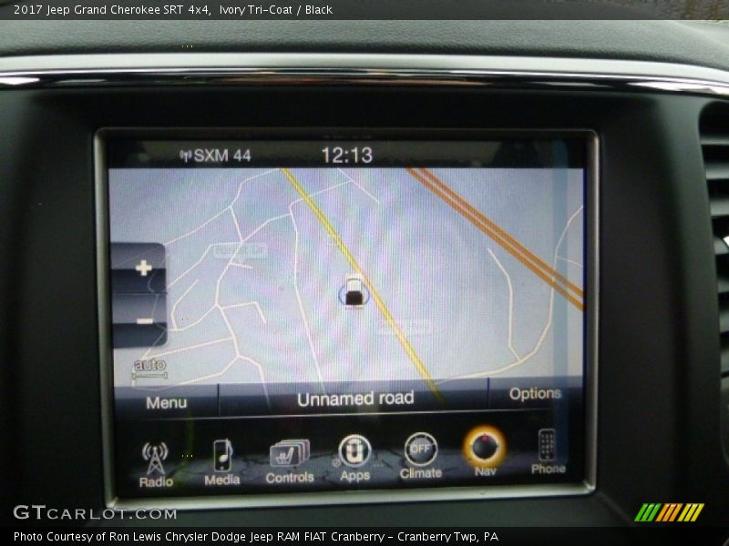 Navigation of 2017 Grand Cherokee SRT 4x4