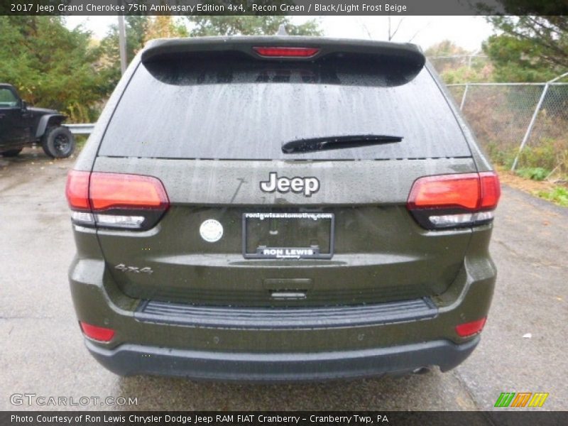 Recon Green / Black/Light Frost Beige 2017 Jeep Grand Cherokee 75th Annivesary Edition 4x4