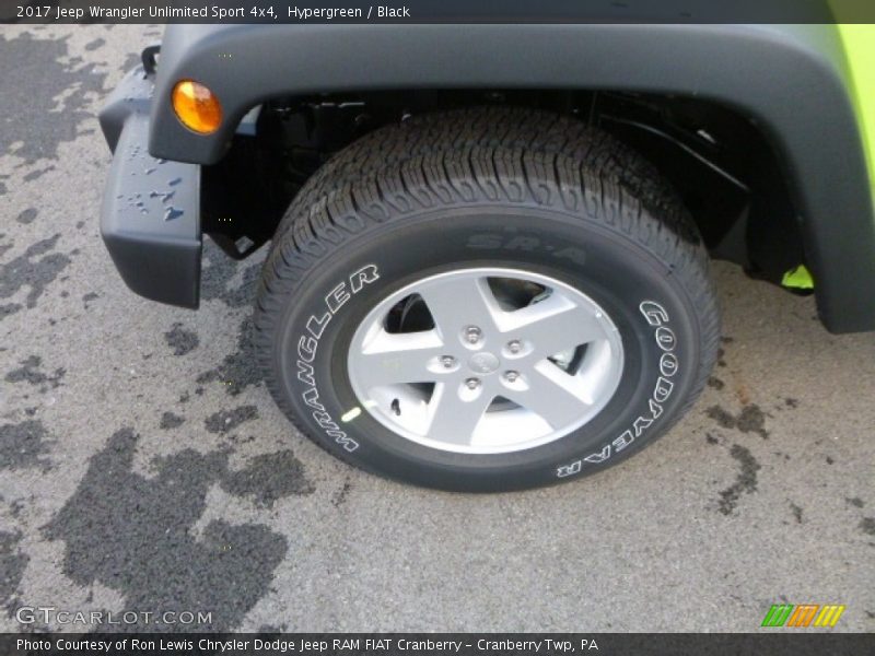 Hypergreen / Black 2017 Jeep Wrangler Unlimited Sport 4x4