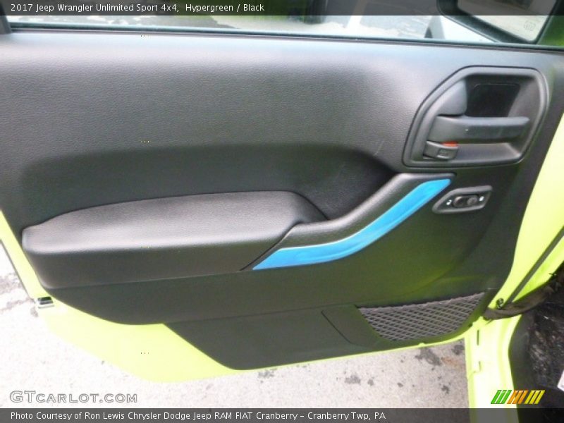 Hypergreen / Black 2017 Jeep Wrangler Unlimited Sport 4x4