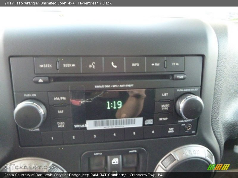 Hypergreen / Black 2017 Jeep Wrangler Unlimited Sport 4x4