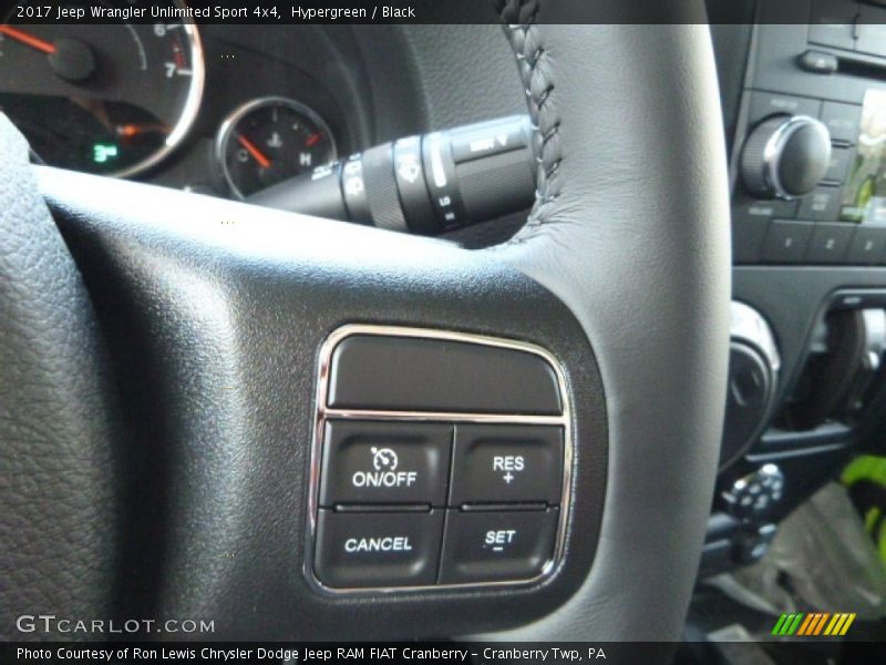 Hypergreen / Black 2017 Jeep Wrangler Unlimited Sport 4x4