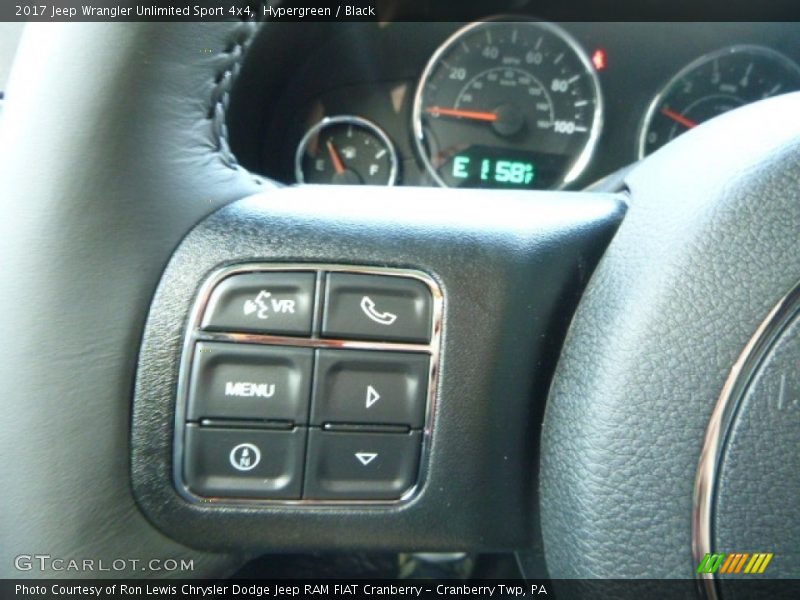 Hypergreen / Black 2017 Jeep Wrangler Unlimited Sport 4x4