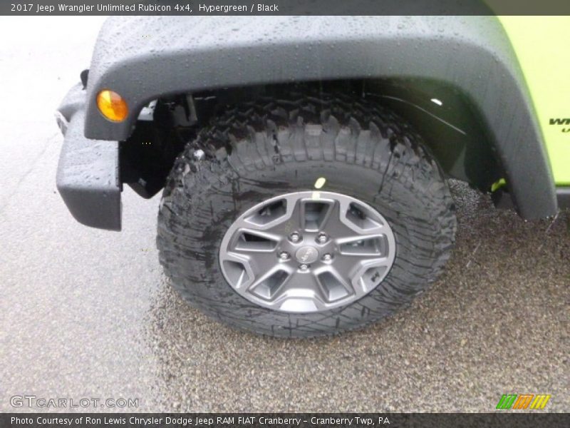 Hypergreen / Black 2017 Jeep Wrangler Unlimited Rubicon 4x4