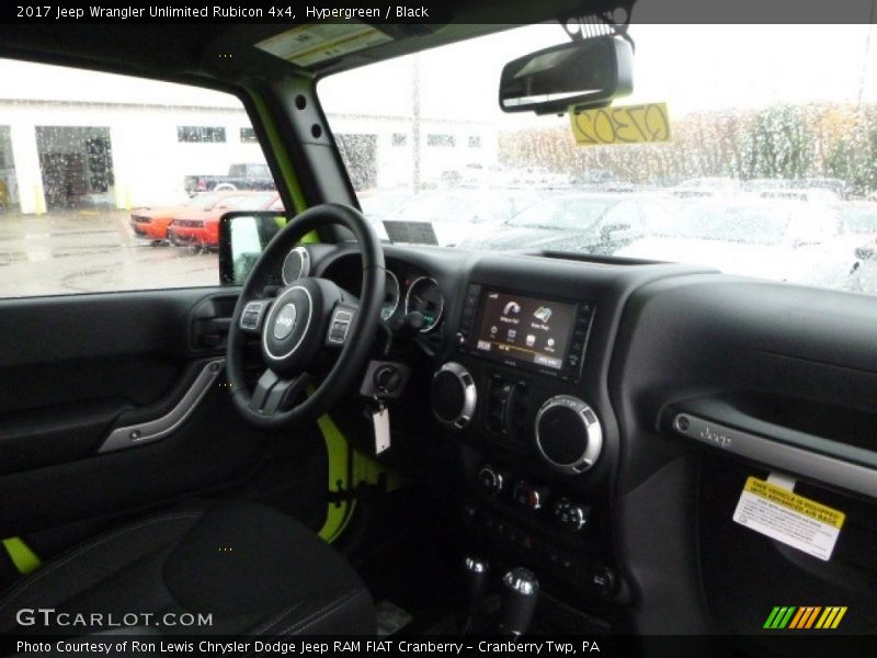 Hypergreen / Black 2017 Jeep Wrangler Unlimited Rubicon 4x4