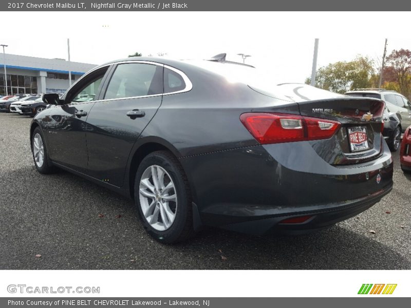 Nightfall Gray Metallic / Jet Black 2017 Chevrolet Malibu LT