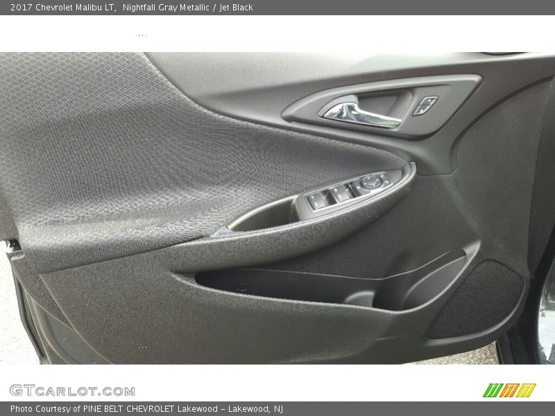 Nightfall Gray Metallic / Jet Black 2017 Chevrolet Malibu LT
