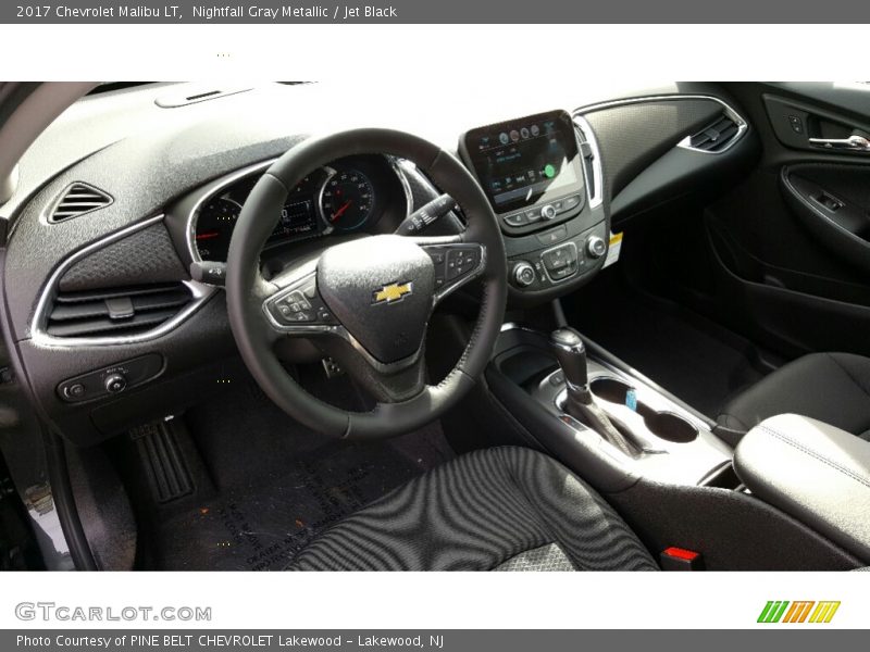 Nightfall Gray Metallic / Jet Black 2017 Chevrolet Malibu LT