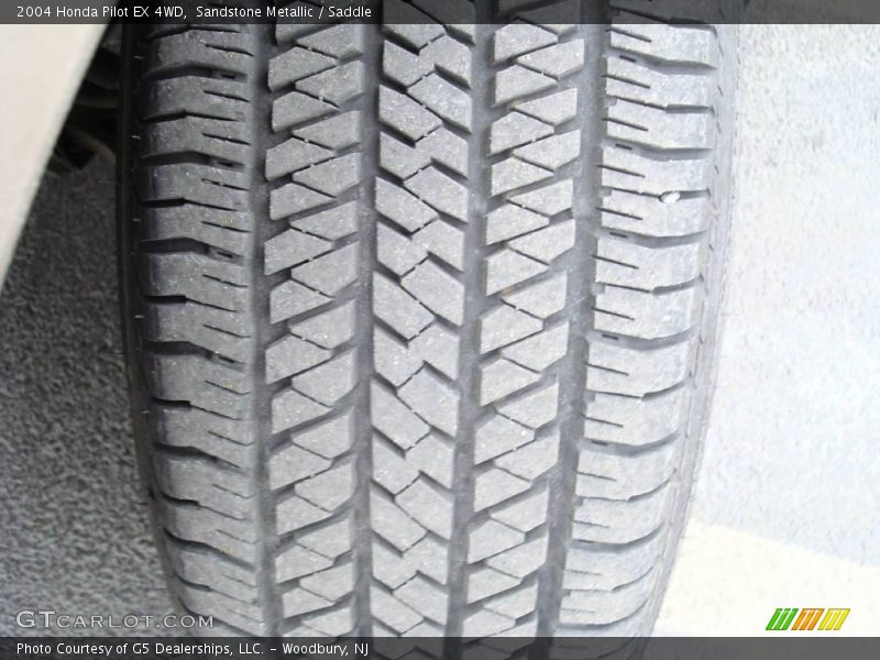 Sandstone Metallic / Saddle 2004 Honda Pilot EX 4WD