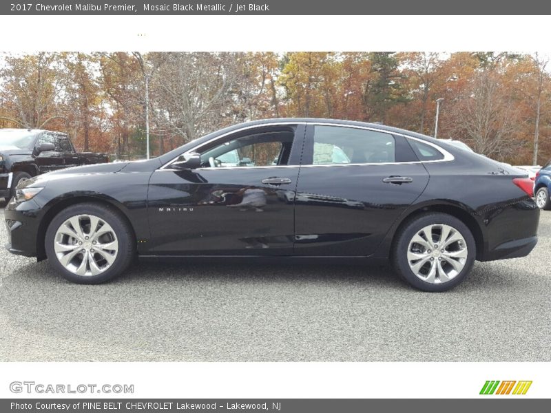 Mosaic Black Metallic / Jet Black 2017 Chevrolet Malibu Premier