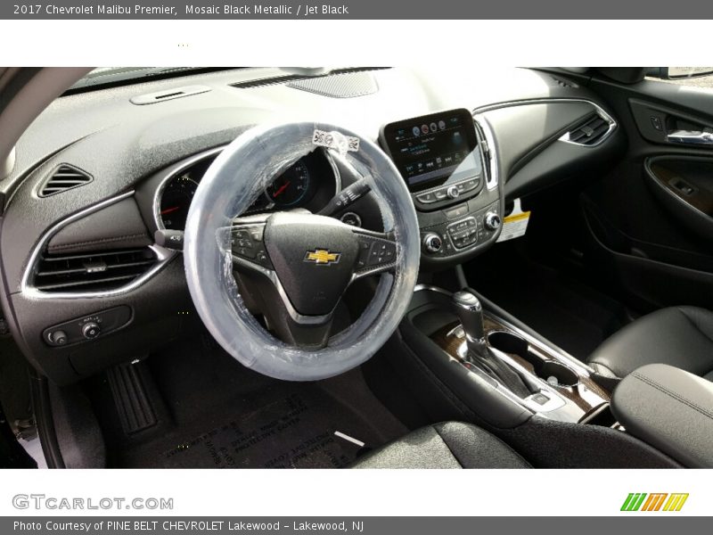 Mosaic Black Metallic / Jet Black 2017 Chevrolet Malibu Premier