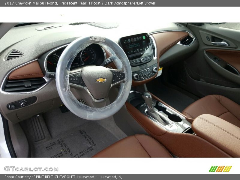  2017 Malibu Hybrid Dark Atmosphere/Loft Brown Interior