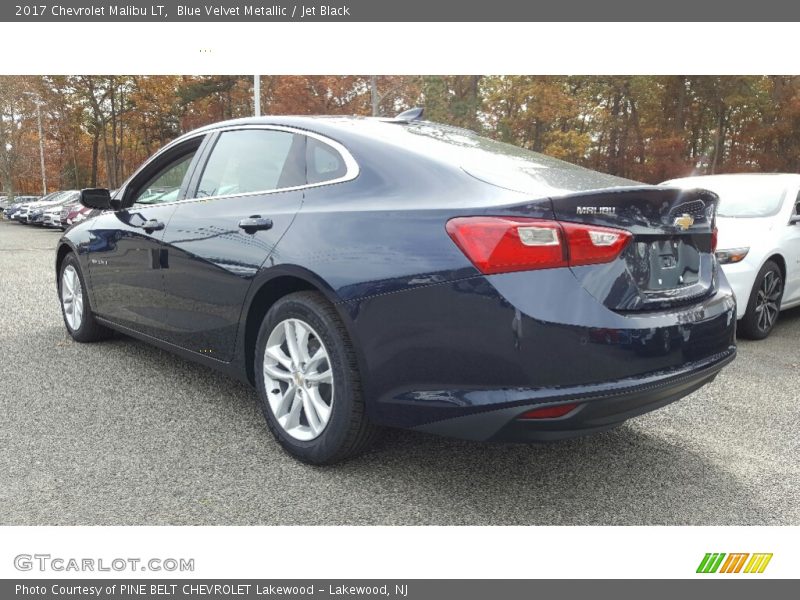 Blue Velvet Metallic / Jet Black 2017 Chevrolet Malibu LT