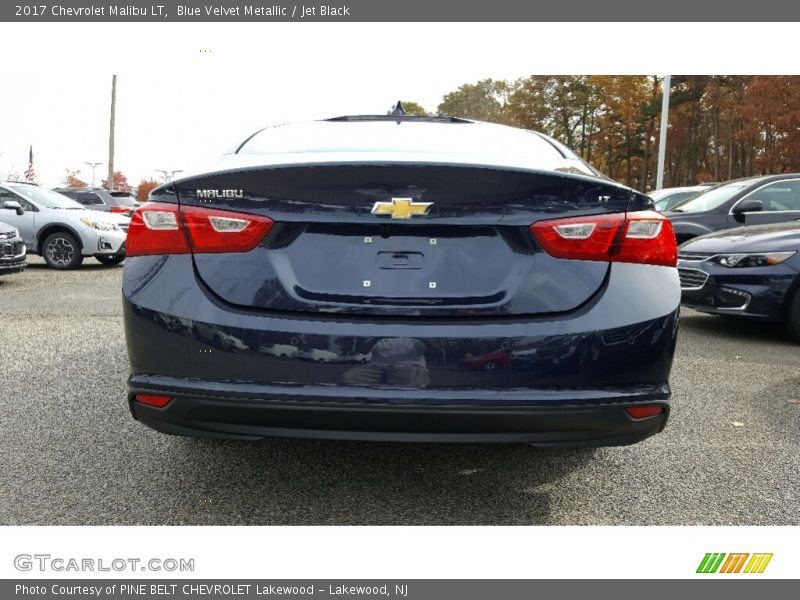 Blue Velvet Metallic / Jet Black 2017 Chevrolet Malibu LT